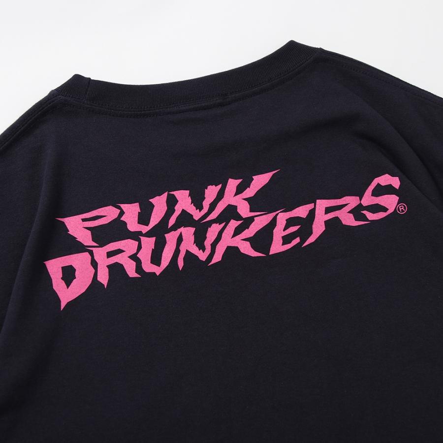 PUNK DRUNKERS（パンクドランカーズ） xMysterio スカルアイツTEE T
