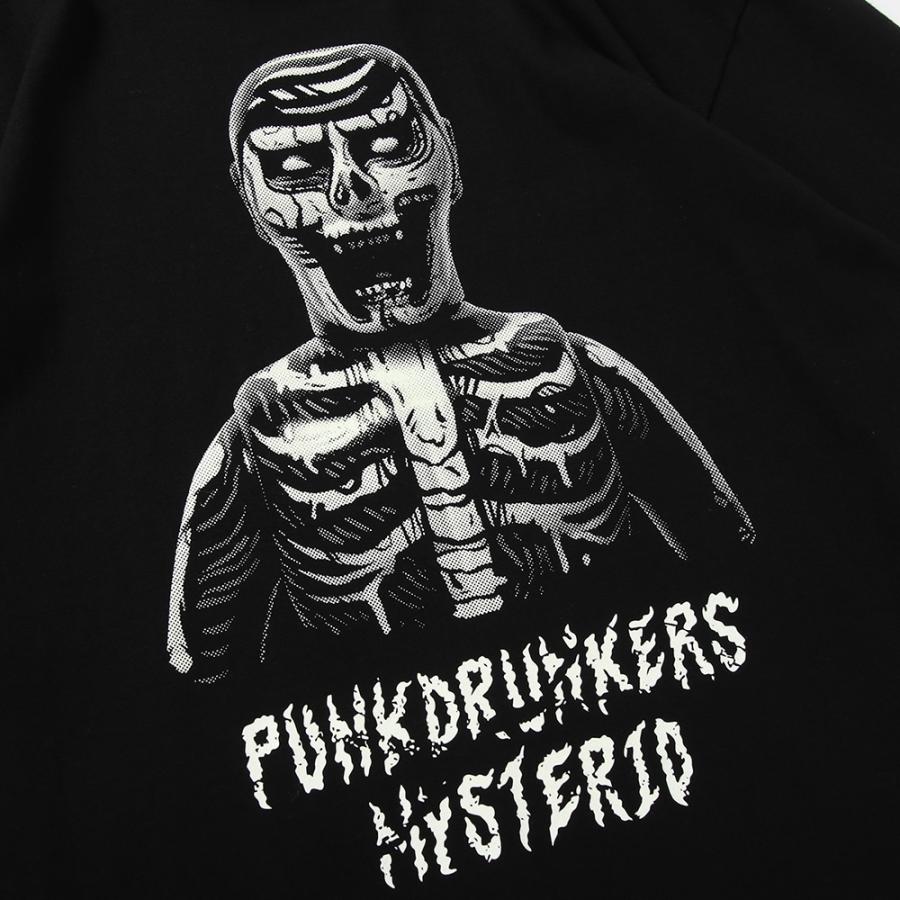 PUNK DRUNKERS（パンクドランカーズ） xMysterio スカルアイツTEE T