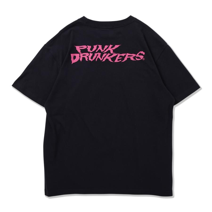 PUNK DRUNKERS（パンクドランカーズ） xMysterio スカルアイツTEE T