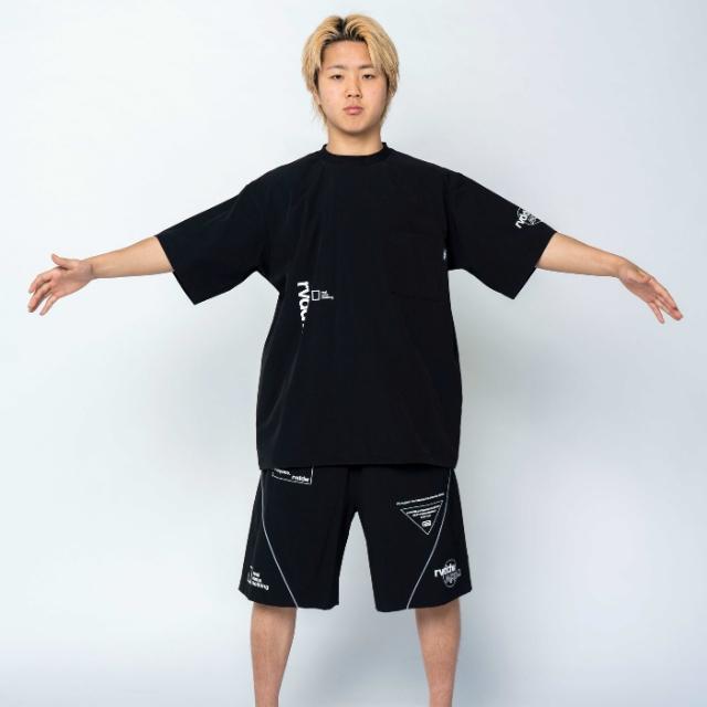 reversal（リバーサル） ナイロン セットアップ 半袖 ハーフパンツ