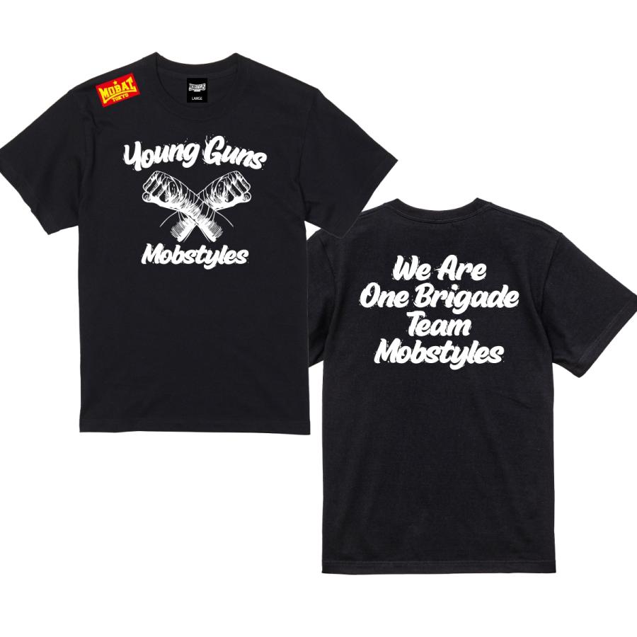 mobstyles モブスタイル Tシャツ ドライ 半袖  YOUNG GUNS DRY Tee（2カラー）の画像