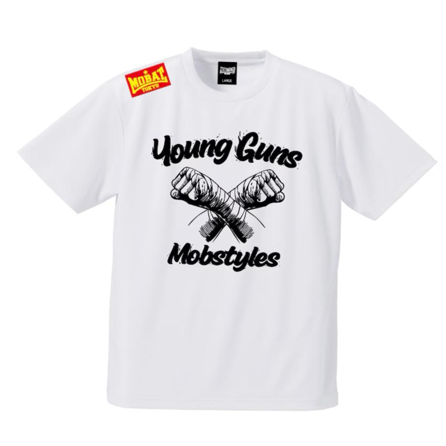 mobstyles モブスタイル Tシャツ ドライ 半袖  YOUNG GUNS DRY Tee（2カラー）の画像