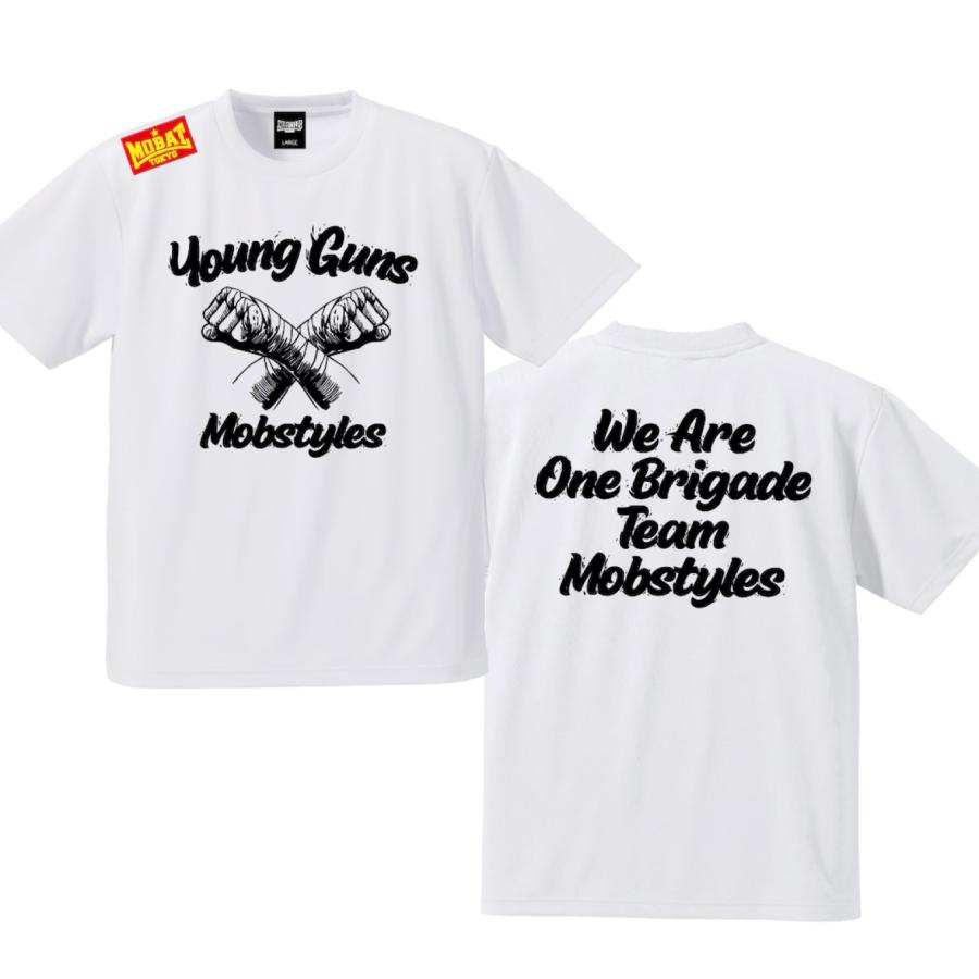 mobstyles モブスタイル Tシャツ ドライ 半袖  YOUNG GUNS DRY Tee（2カラー）の画像