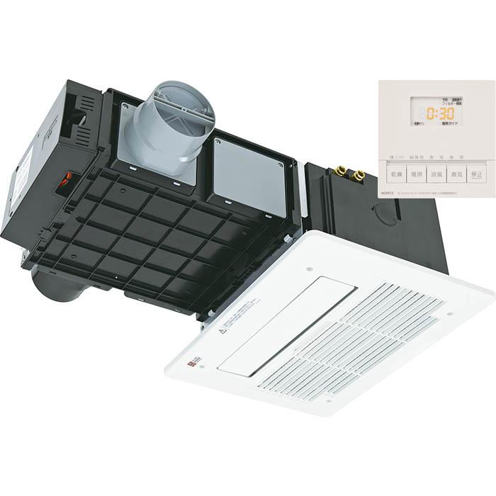 ノーリツ・温水式浴室暖房乾燥機　品番：BDV-4106AUKNC-J2-BL BDV-3307AUKNSC-J2-BL ノーリツ 浴室暖房乾燥機 2室換気対応（BDV