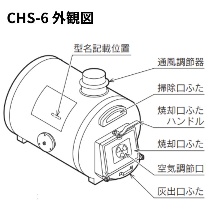 ☆ 長府製作所 CHS-6 (CHC缶) マキ焚兼用ふろがま バーナー ☆ 長府製作所 CHS-6 (CHC缶) マキ焚兼用ふろがま バーナー
