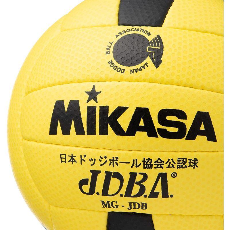 ミカサ(MIKASA) 日本ドッジボール協会 公認球 3号 (シニアカテゴリー中学生用) 黄/黒 MGJDB Y/BK 推奨内圧0.3(kg｜gashi｜05