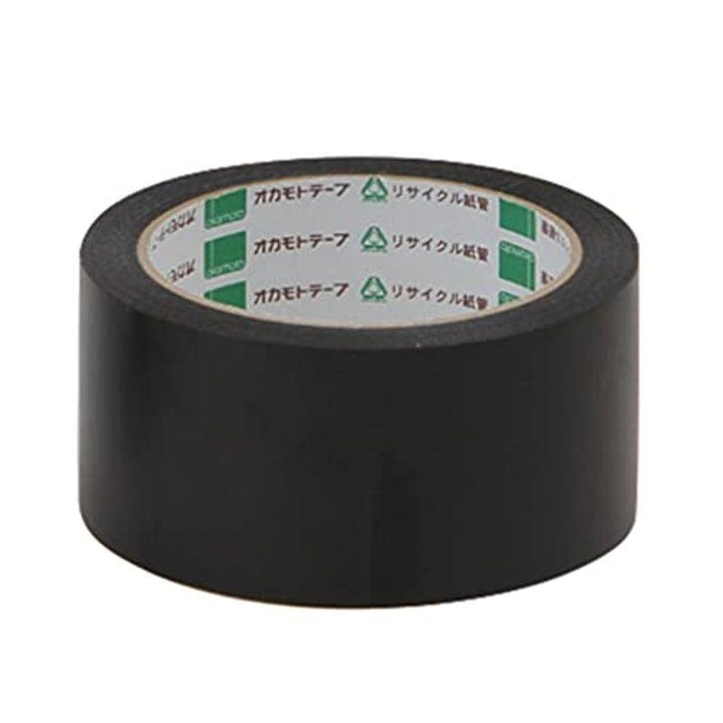 オカモト アクリル気密防水テープ 黒 片面 うのにもお得な 50mm m As 02