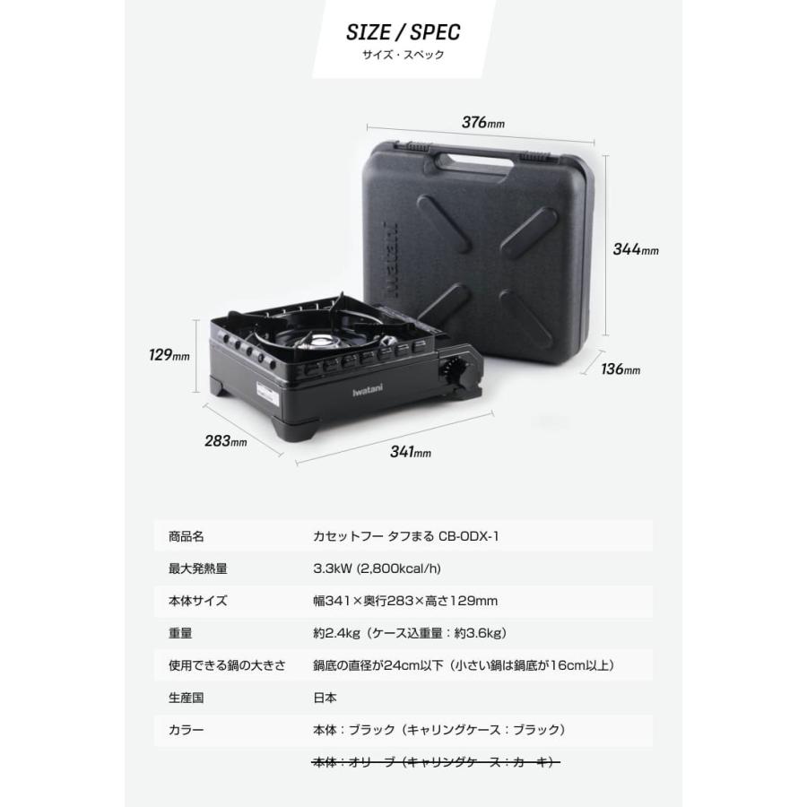 カセットフー イワタニ カセットコンロ タフまる アウトドア CB