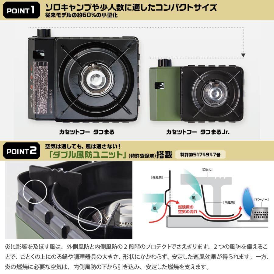 岩谷産業 カセットフー タフまるJr. CB-ODX-JR｜gaskigu｜03