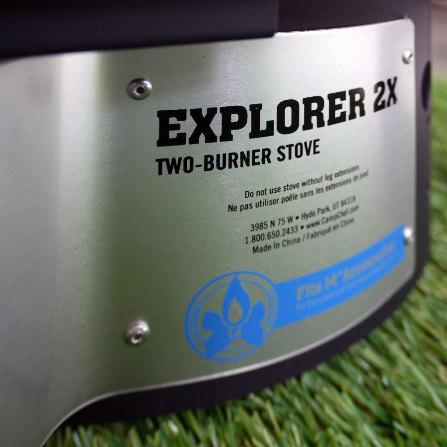 Camp Chef EXPLORER 2X 2バーナーBBQグリル 屋外専用／LPガス専用