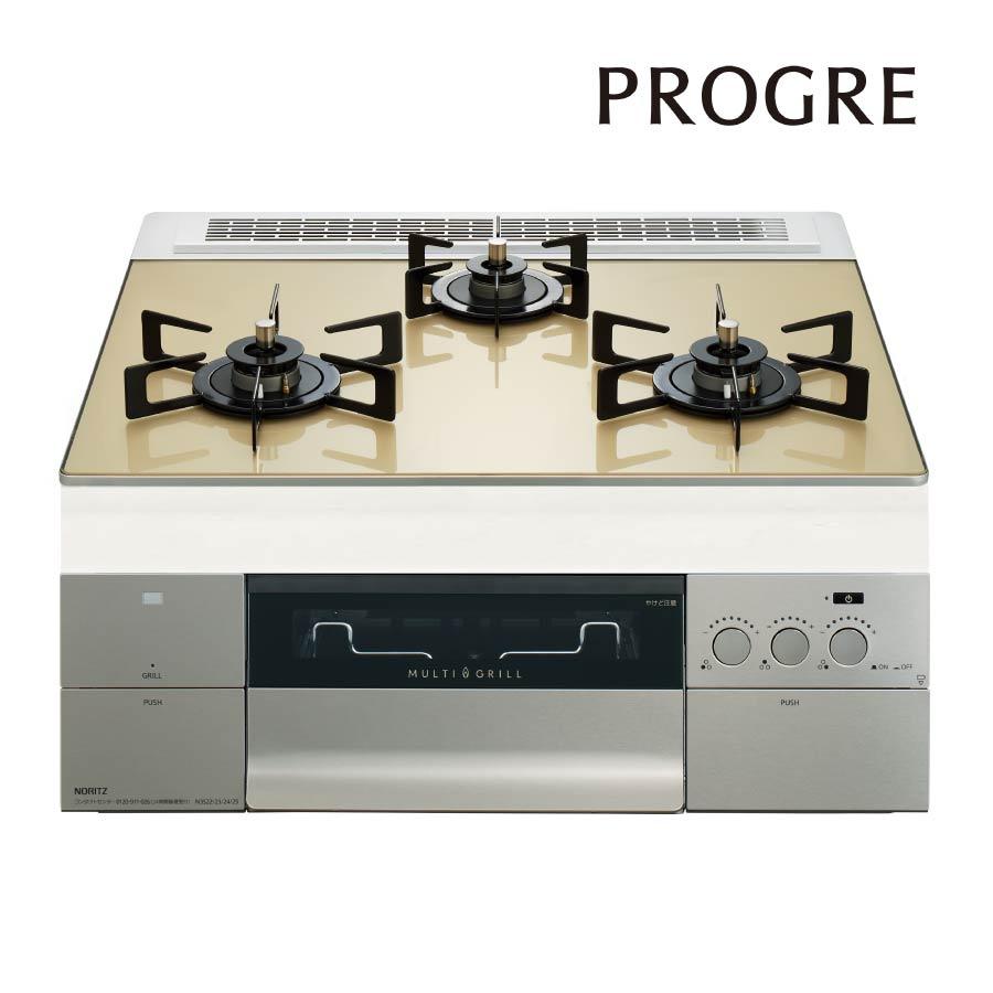 DELICIA ノーリツ ビルトインコンロ N3S22PWASFSTEC PROGRE プログレ