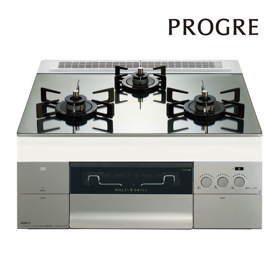 DELICIA ノーリツ ビルトインコンロ N3S22PWASKSTEC PROGRE プログレ