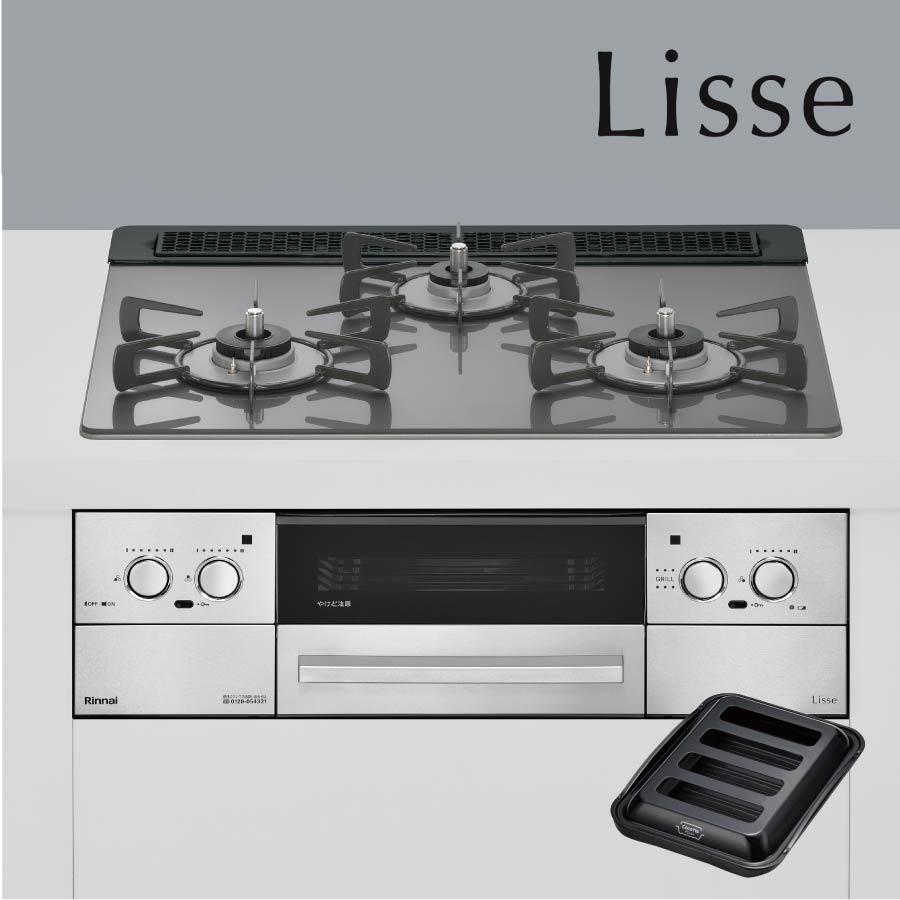 LiSSe リンナイ ビルトインコンロ RHS31W42J4RSTW Lisse リッセ