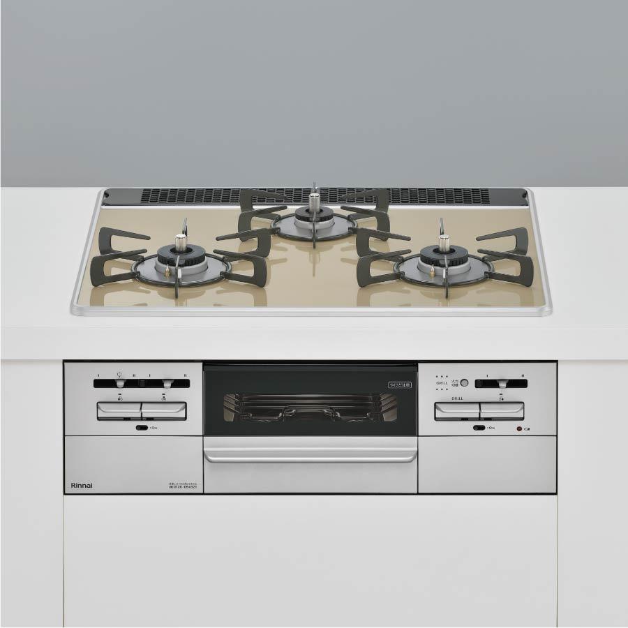 リンナイ（Rinnai） ビルトインコンロ RS31W35P42DGAVW 60cm幅パール