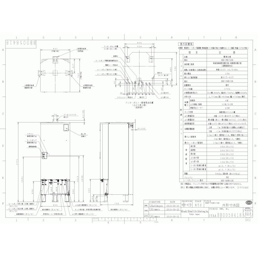 日立 エコキュート Bhp Fw37sdk 370l 寒冷地仕様 井戸水対応 水道直圧給湯 リモコンセット付 脚カバー付 Bhp Fw37sdk ミスターガスマン ヤフー店 通販 Yahoo ショッピング