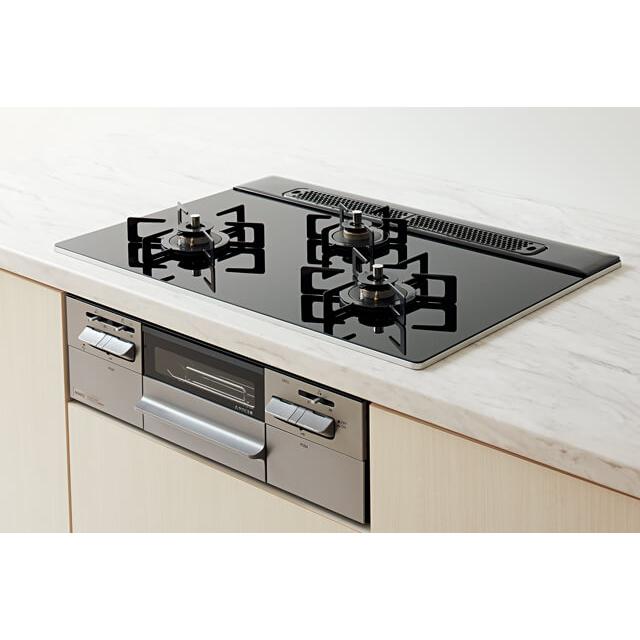 ノーリツ（NORITZ） ビルトインガスコンロ N3WV7RWAP1SIC ミッケ 75cm