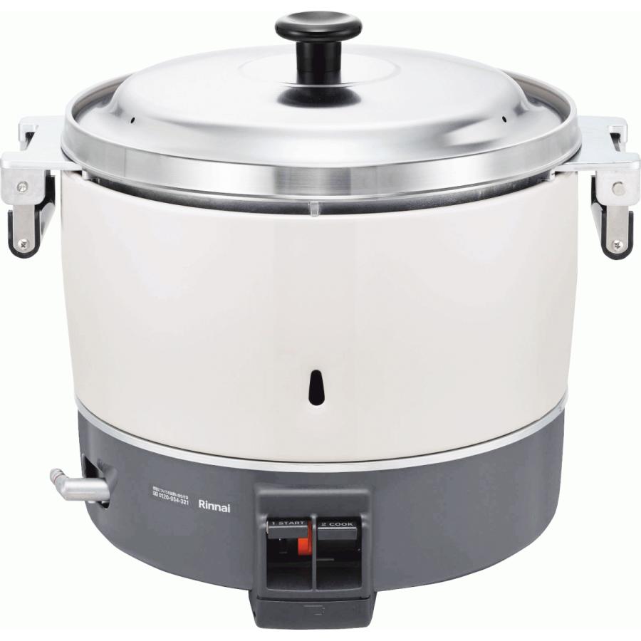 リンナイ　業務用ガス炊飯器　RR-300CF-B　炊飯専用　ガスホース付き　3升炊き（6.0L）　フッ素内釜　※受注生産品