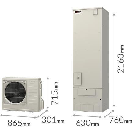 三菱 三菱 エコキュート SRT-N466-2 Aシリーズ 460L/給湯専用/リモコン  