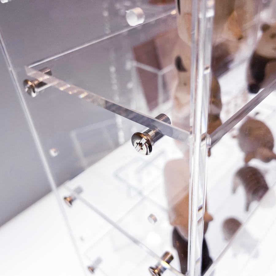 コレクションケース アクリル Bタイプ 幅30cm 奥行12cm 高さ43cm 可動