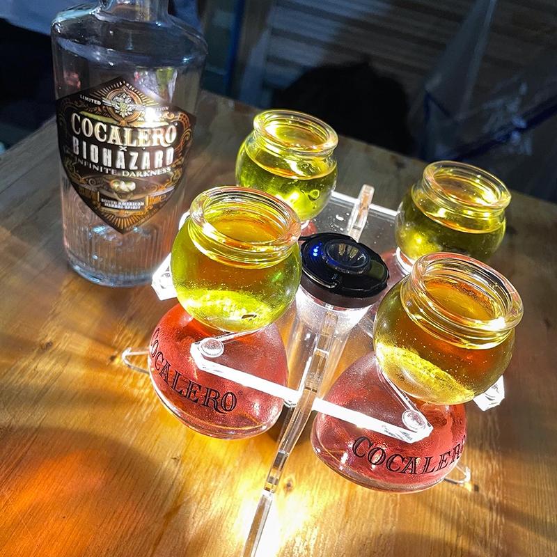 コカボムグラス スタンド GOALZERO専用 光るグラススタンド おしゃれ