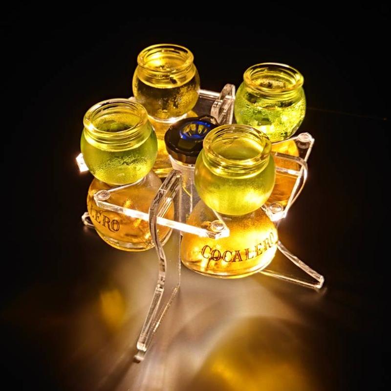 お値下！最安値正規品ボムタワーCocalero ショットグラススタンド コカボムグラス スタンド GOALZERO専用 光るグラススタンド おしゃれ