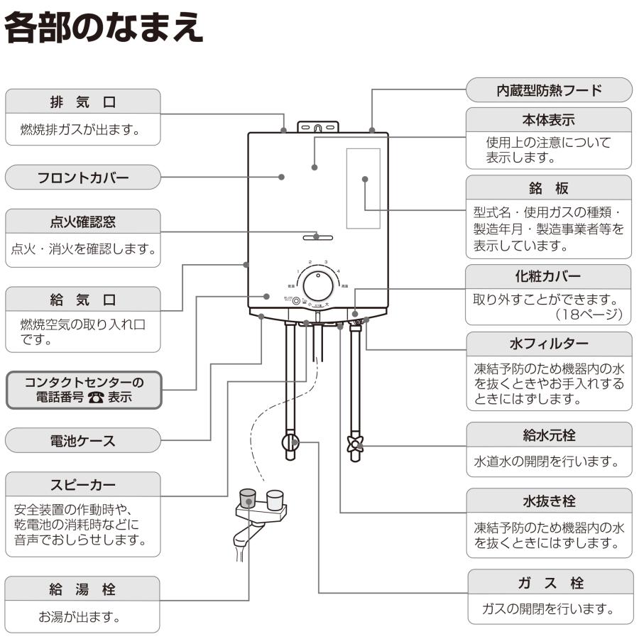 ノーリツ GQ-551W 小型湯沸かし器(瞬間湯沸器) 先止式 5号 ガス ノーリツ GQ-551W 小型湯沸かし器(瞬間湯沸器) 先止式 5号 ガス