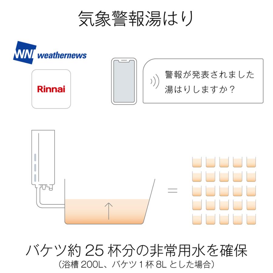リンナイ RUF-E200ESAW エコジョーズ ガスふろ給湯器 オート リンナイ RUF-E200ESAW エコジョーズ ガスふろ給湯器 オート