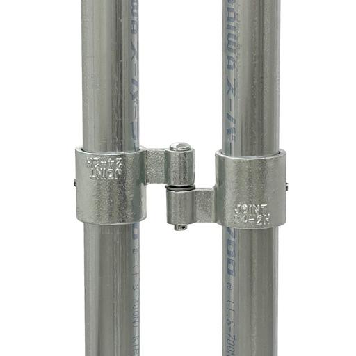単管接続金具 蝶番・ヒンジ金具 Z-24-2H 溶融亜鉛メッキ ジョイント