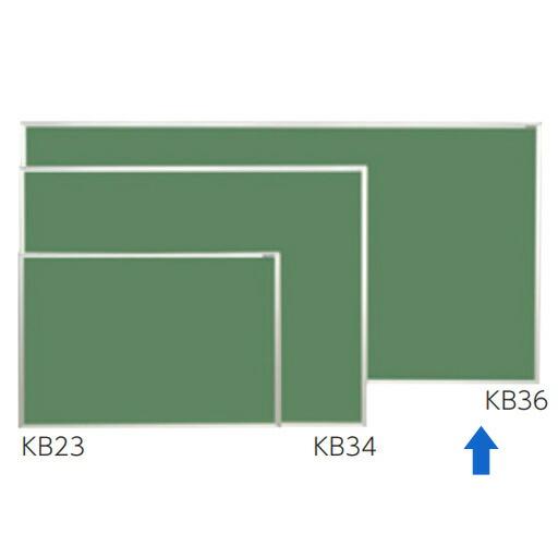 壁掛用ツーウェイ掲示板 KB36 グリーン 1810×910mm 馬印 : 工事資材
