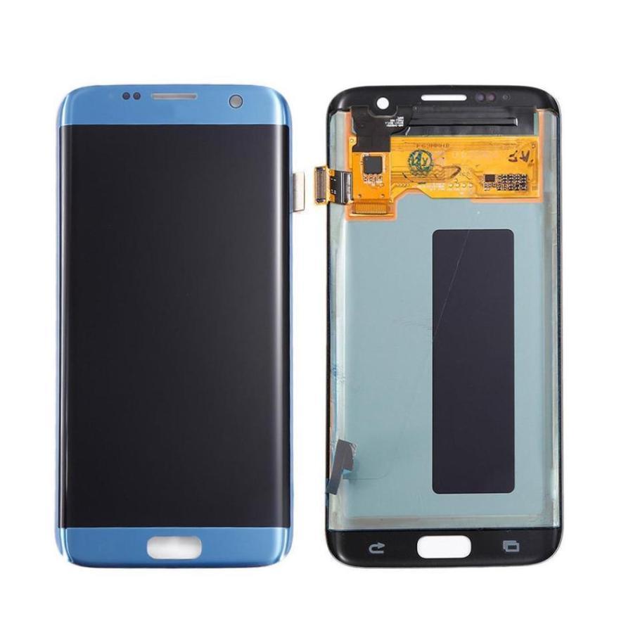 Galaxy S7 edge 液晶パネル 青 ブルー OLED再生品 / ギャラクシー