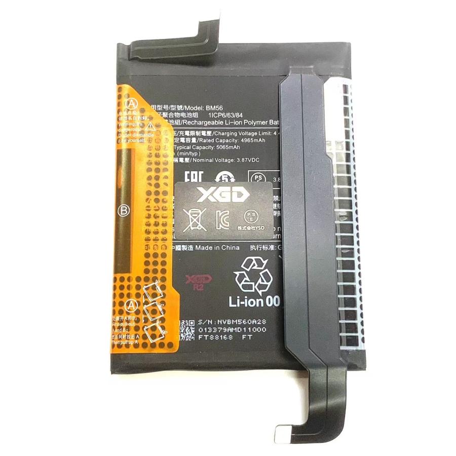 REDMI K90 バッテリー100％　新品フィルム付き Xiaomi Redmi K40 Gaming バッテリー BM56 5065mAh 互換品 / シャオミ