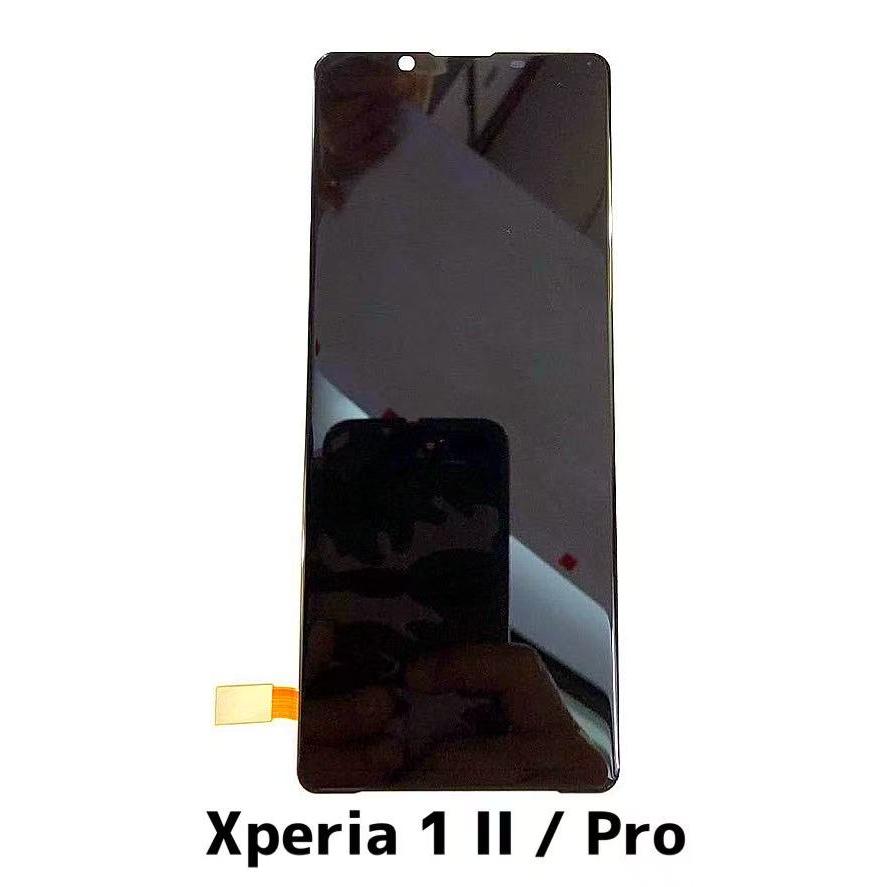 Xperia 1 II / Pro 液晶パネル 黒 有機EL OLED 純正再生品