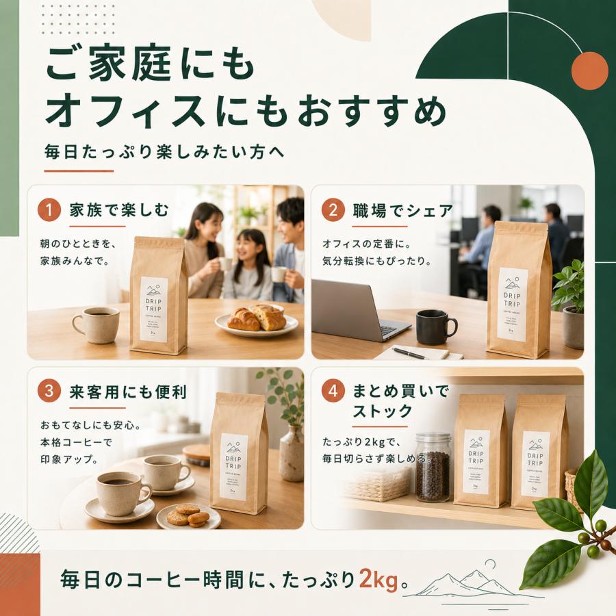 コーヒー豆 2kg 送料無料 自家焙煎 20種×焙煎で選べる60通り 注文後焙