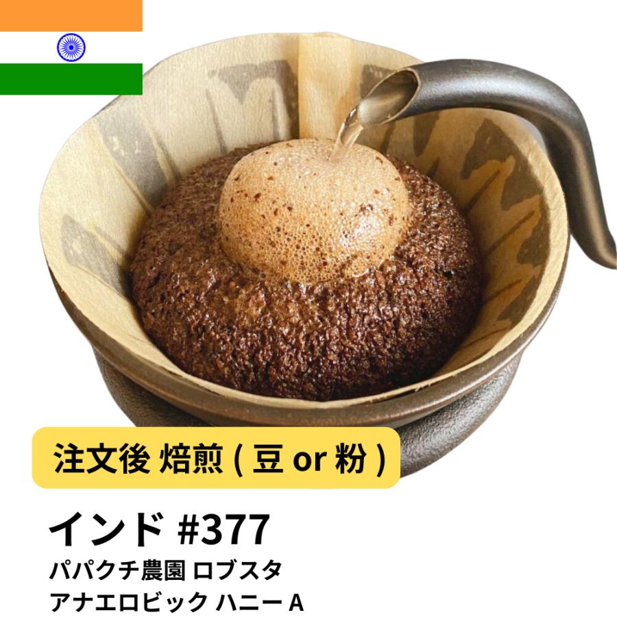 コーヒー 豆 粉 インド パパクチ農園 ロブスタ アナエロビック ハニー