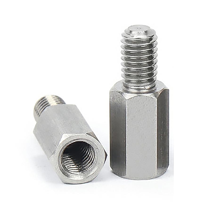 オス M6 x 1.0 メス M8 1.25 全長 30mm 雄雌 カップリングナット
