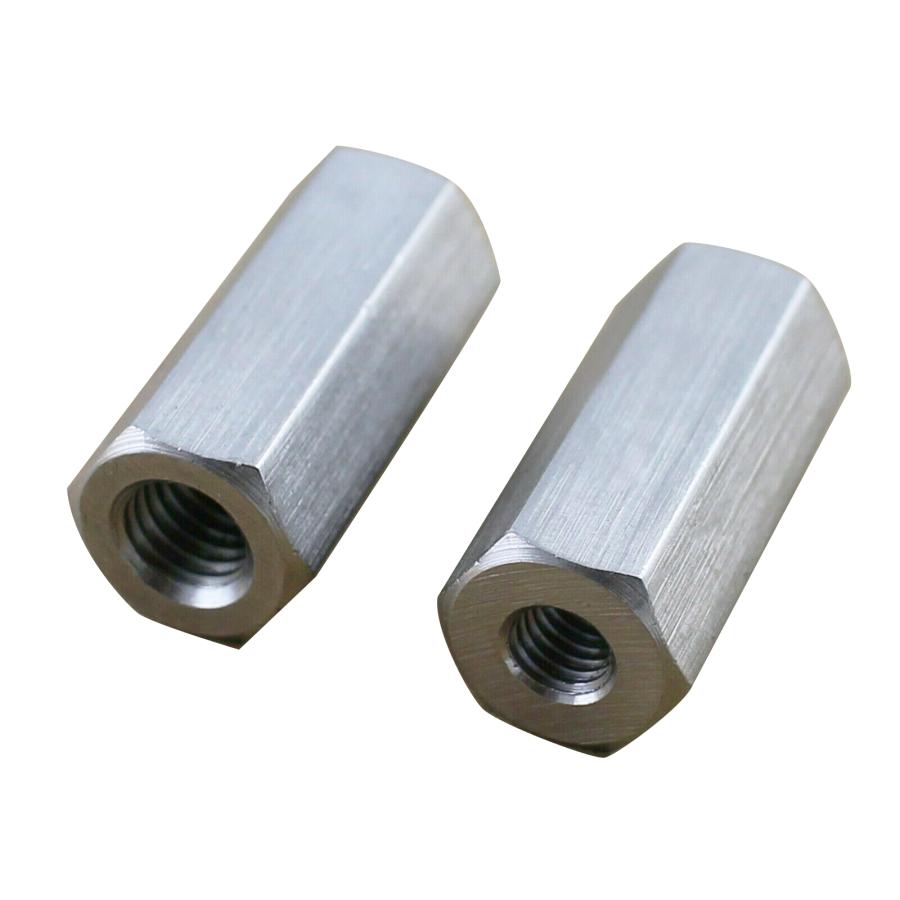 M8 x 1.25 - M12 1.75 全長 40mm 1個入 ステンレス鋼 六角カップリング