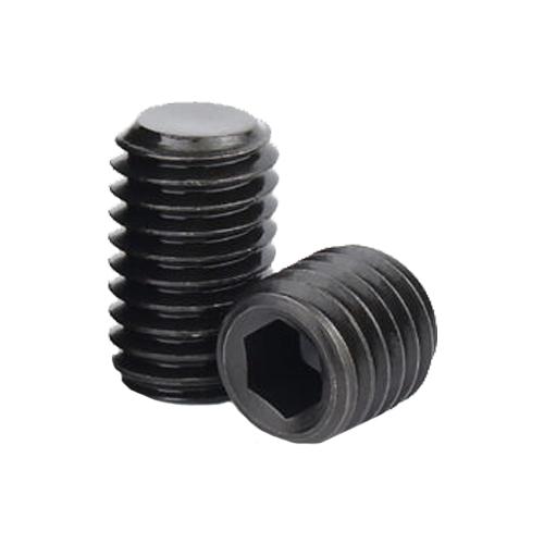 M12 x 1.25 長さ 10mm 2個入 スチール 平先 六角穴付き止めねじ