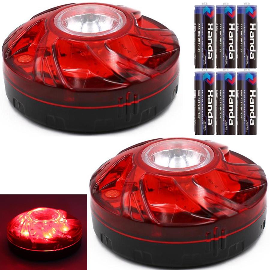 回転灯 コードレス LED パトライト 非常灯 警告灯 防水 マグネット式