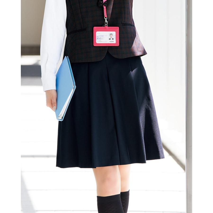 未使用品 事務服 脇ゴムキュロットスカート FC55248-9 フォーク 未使用品 事務服 脇ゴムキュロットスカート FC55248-9 フォーク