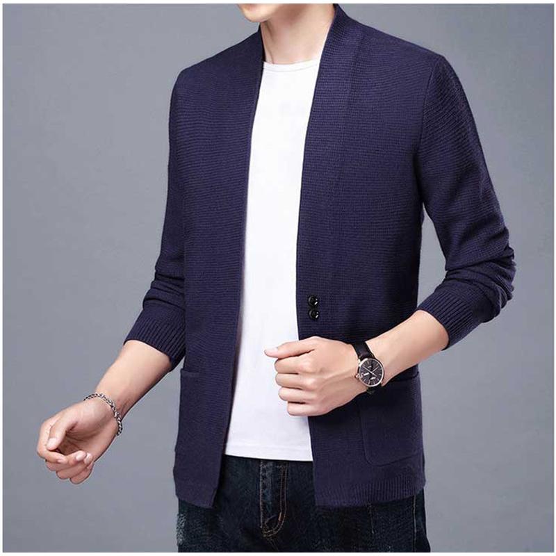 ニット カーディガン メンズ 春 夏 薄手 黒 ビジネス 前開き セーター 長袖 ボタン留め 秋 アウター コットン おしゃれ カッコイイ カジュアル 軽量 Sh430 Gayastore 通販 Yahoo ショッピング
