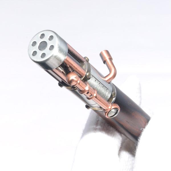 スチームパンク 手作り 高級 木製 ボルトアクション ボールペン 真鍮 銅 スチームパンク ボルトアクション 手作り 木製 ボールペン