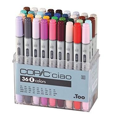 コピック（COPIC） Too コピックチャオ 36色 Eセット : 画材生活 本店