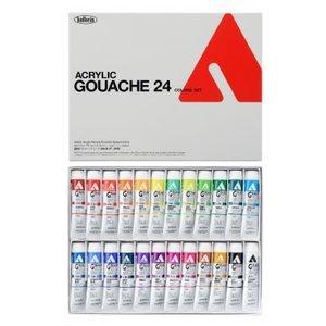 HAG 24色セット 20ml ホルベインアクリリックガッシュ 不透明絵具  D416
