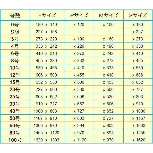 桐材木枠 F0/SM各サイズ 画材 木枠 クレサン : 額縁製作とコピックの風