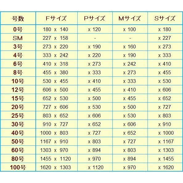 桐材木枠 150号 F/P/M各サイズ 画材 木枠 クレサン : 額縁製作と 