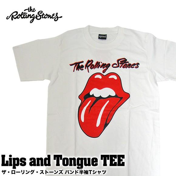 The Rolling Stones ザ ローリング ストーンズ Ba 0008 Wh Lips And Tongue Tee リップスアンドタン Tee バンド半袖tシャツ メール便対応 Vf Ba 0008 Wh Bell 通販 Yahoo ショッピング
