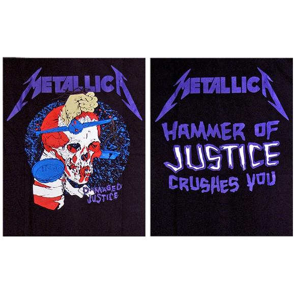 Metallica メタリカ バンドtシャツ 半袖 Bg 0012 Bk And Justice For All Tee 半袖tシャツ メール便対応 Vf Bg 0012 Bk Bell 通販 Yahoo ショッピング