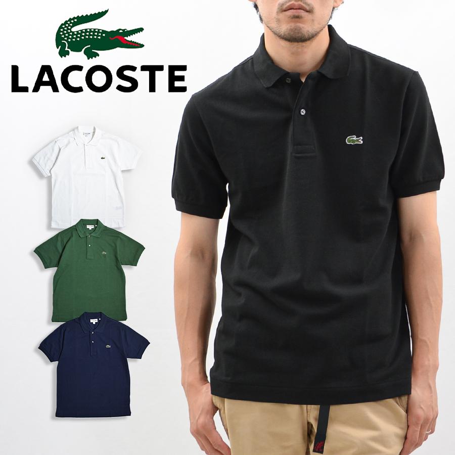 LACOSTE ラコステ メンズ ポロシャツ 半袖 鹿の子 ワンポイント LACOSTE ラコステ メンズ ポロシャツ 半袖 鹿の子 ワンポイント