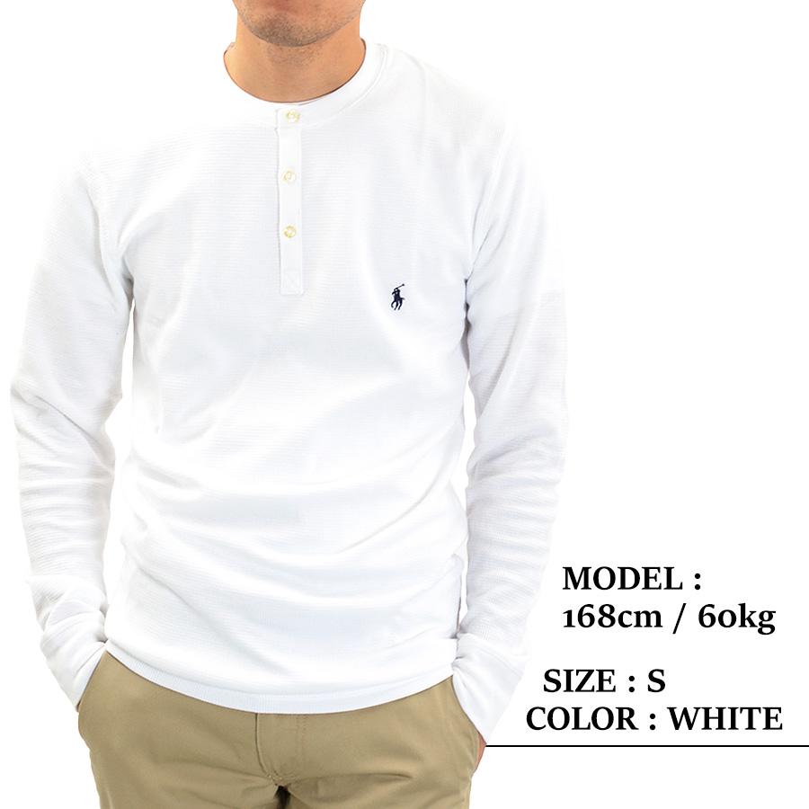 POLO RALPH LAUREN ポロ ラルフローレン Tシャツ ロンT 長袖Tシャツ ヘンリーネック サーマル メンズ PWLHRL PWLHFR｜gb-int｜18