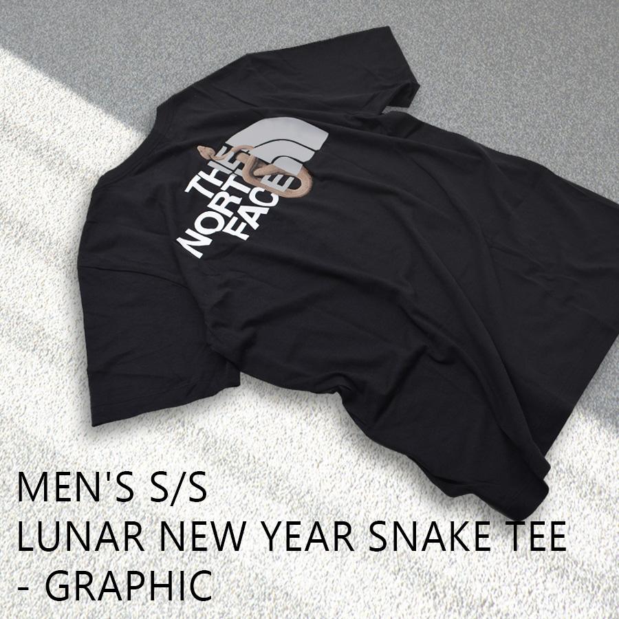 ★ドイツ発*THE NORTH FACE*新作*Lunar Snake プリントTシャツ/B The North Face Men's Lunar New Year Snake Tee